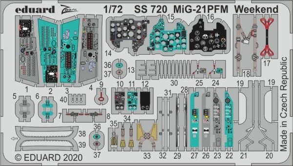 Eduard SS720 MiG-21PFM Weekend 1/72 EDUARD