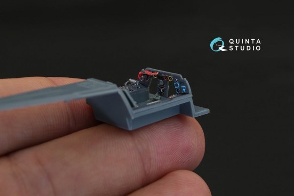 Quinta Studio QD48139 FW 190D-9 3D-Printed &amp; coloured Interior on decal paper (for Eduard kit) 1/48
