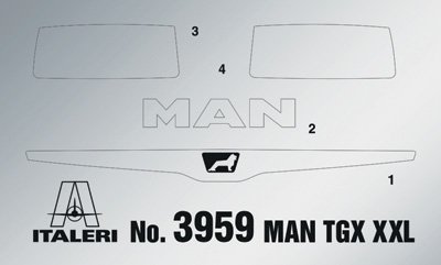 Italeri 3959 MAN TGX 18.500 XXL Lion Pro Edition 1/72