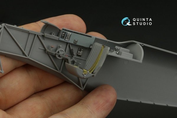 Quinta Studio QD32159 Yak-9 T/K 3D-Printed &amp; coloured Interior on decal paper (ICM) 1/32