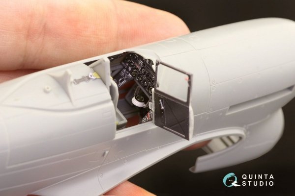 Quinta Studio QD48218 Hawker Typhoon Mk.1b early 3D-Printed &amp; coloured Interior on decal paper ( Hasegawa ) 1/48
