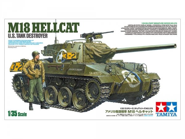 Tamiya 35376 U.S. Tank Destroyer M18 Hellcat 1/35