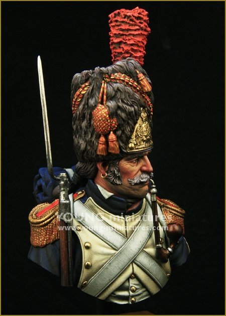 Young Miniatures YH1847 French Grenadiersof the Imperial Guard 1/10
