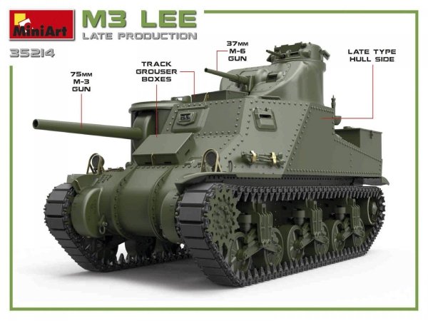 MiniArt 35214 M3 LEE LATE PROD 1/35