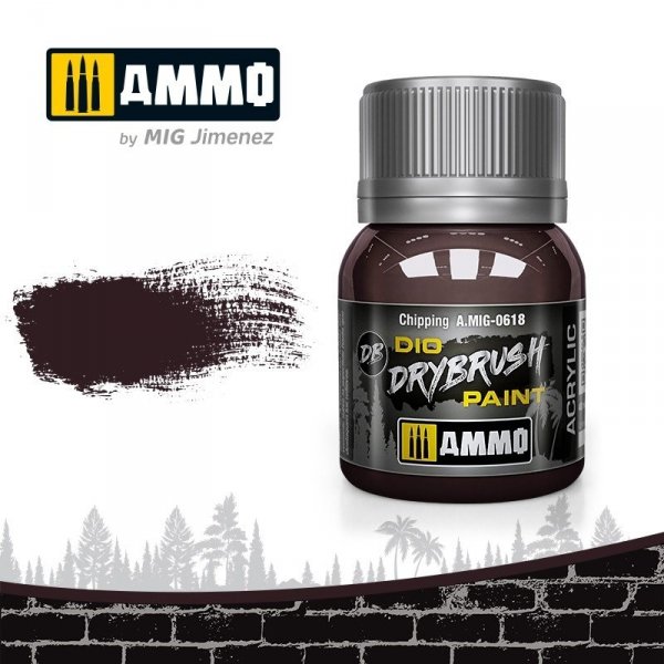 Ammo of Mig 0618 DRYBRUSH Chipping 40ml