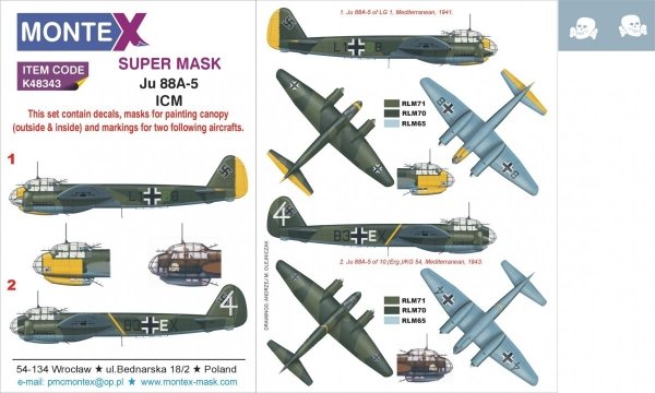 Montex K48343 Ju 88A-5 1/48
