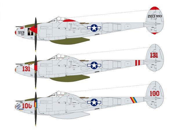 Tamiya 61123 Lockheed P-38J Lightning 1/48