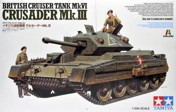 Tamiya 37025 Cruiser Tank Mk. IV Crusader Mk. III 1/35