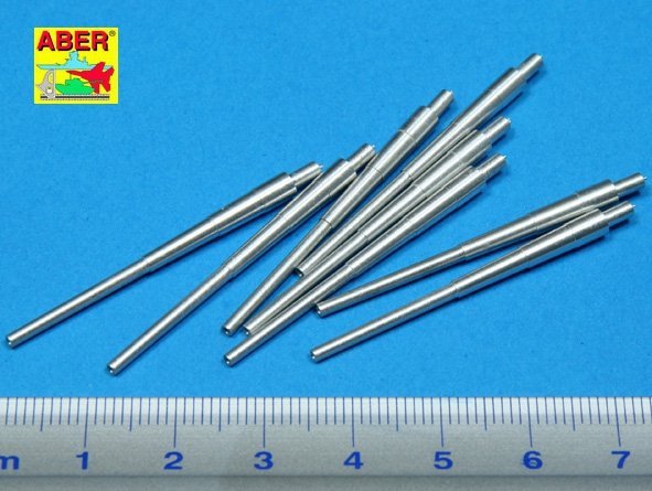 Aber 350L-11 Set of 8 pcs 380 mm barrels for German ships: Bismarck, Tirpitz (1:350)
