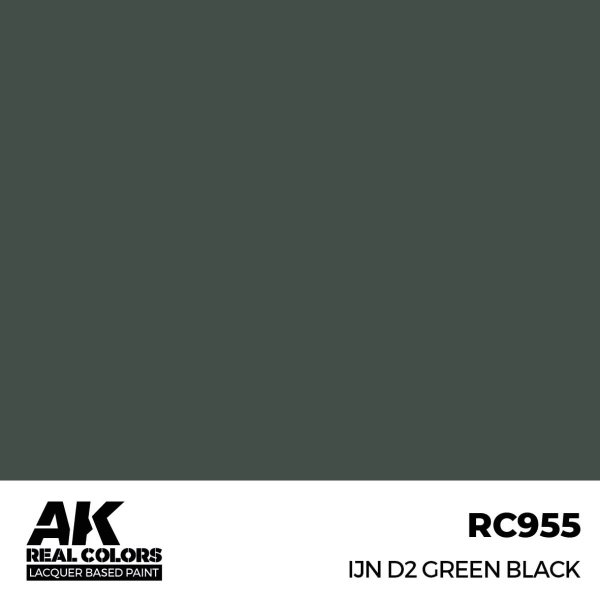AK Interactive RC955 IJN D2 Green Black 17 ml