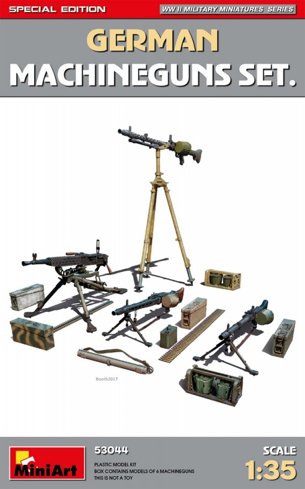 MiniArt 53044 GERMAN MACHINEGUNS SET. SPECIAL EDITION 1/35