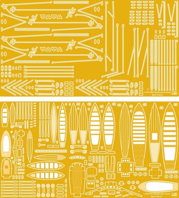 MK1 Design MD-20016 HMS Hood Value Pack 1/200