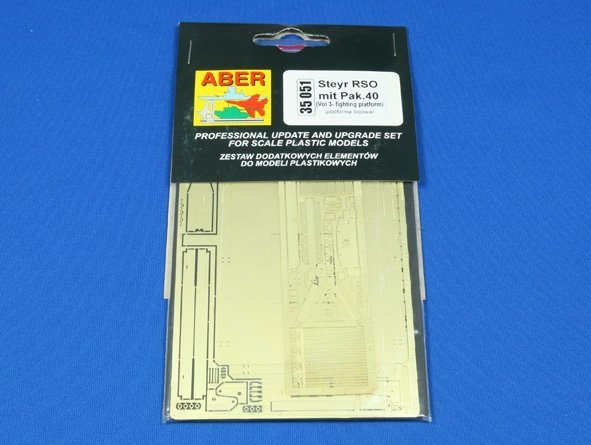 Aber 35051 Steyr RSO mit Pak.40 platforma bojowa (ITA) (1:35)