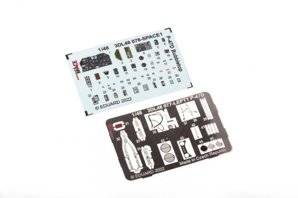 Eduard 3DL48078 P-47D Bubbletop SPACE TAMIYA 1/48