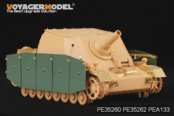 Voyager Model PEA133 WWII German Sturmpanzer IV Brummbar Early Version Side Skirts (For Tristar 35038) 1/35