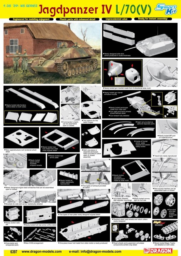 Dragon 6397 Jagdpanzer IV L/70 (1:35)