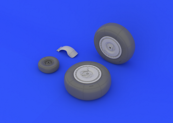 Eduard 632024 Ju 88 wheels late 1/32 (Revell)