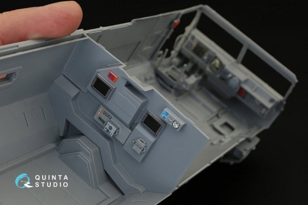 Quinta Studio QD35005 MRAP Typhoon-K 3D-Printed &amp; coloured Interior on decal paper (for Zvezda kits) 1/35