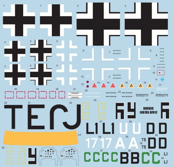 Border Model BF-012 Junkers Ju 87 D-5 Stuka 1/35