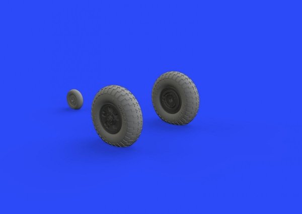 Eduard 632128 Spitfire Mk. IX wheels 5spoke w/ pattern TAMIYA 1/32