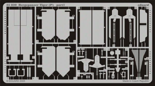 Eduard 35830 Bergepanzer Tiger (P) Ferdinand 1/35 Dragon