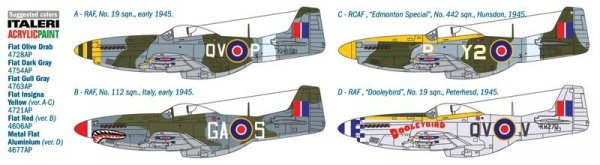 Italeri 2745 Mustang Mk.IV (1:48)