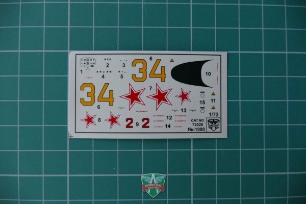 Modelsvit 72026 Yak-1000 Supersonic demonstrator 1/72