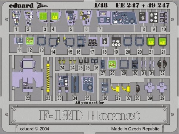 Eduard FE247 F-18D 1/48 Hasegawa