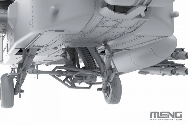 Meng Model QS-005 AH-64 D Saraf - Heavy Attack Helicopter (Israeli Air Force) 1/35