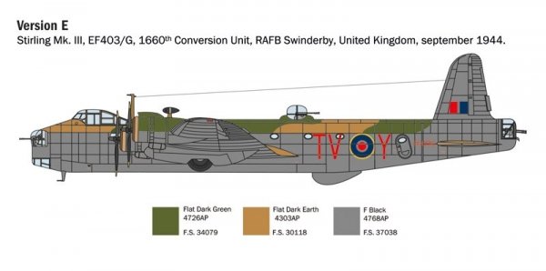 Italeri 1462 Stirling Mk. III 1/72