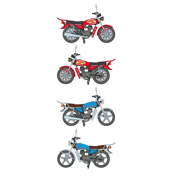 AK Interactive AK35027 CG125 JAPANESE MOTORCYCLE 1/35