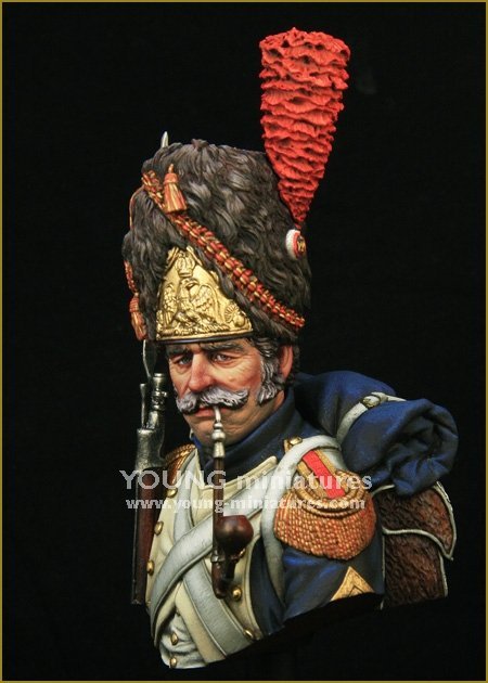 Young Miniatures YH1847 French Grenadiersof the Imperial Guard 1/10