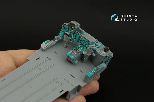 Quinta Studio QD35077 Ka-29 3D-Printed &amp; coloured Interior on decal paper (Trumpeter) 1/35