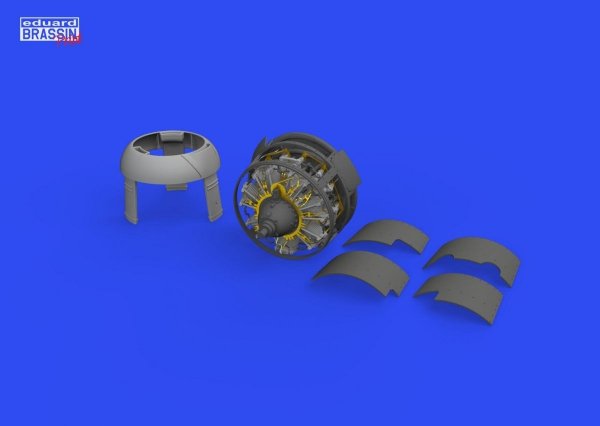 Eduard 648792 F4F-3 engine early PRINT EDUARD 1/48