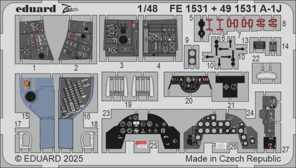 Eduard FE1531 A-1J TAMIYA 1/48