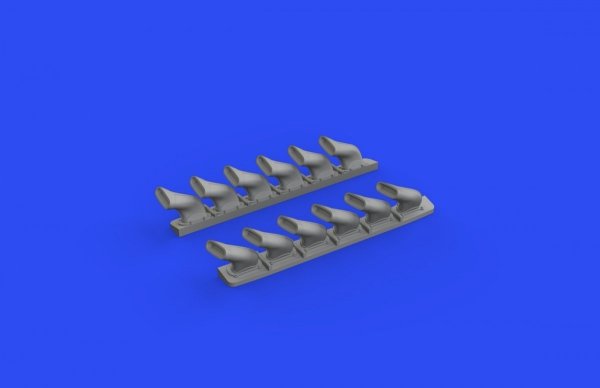 Eduard 648669 Spitfire Mk. V six-stacks exhausts fishtail EDUARD 1/48