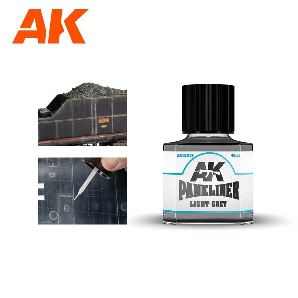 AK Interactive AK12019 LIGHT GREY PANELINER – PANELADOR GRIS CLARO