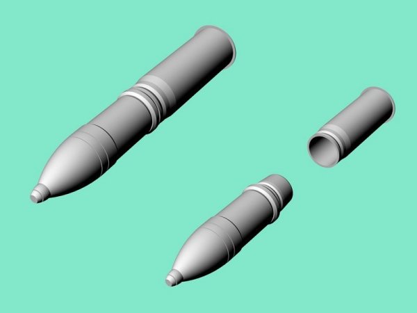 Eureka XXL AB-354 7,5 cm Ammo for Kw.K.37/Stu.K.37 (1:35)