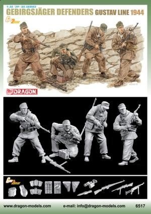 Dragon 6517 Gebirgsjager Defense Gustav Line 1944 (1:35)