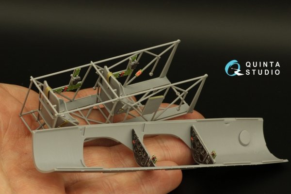 Quinta Studio QD32153 Pt-17/N2S-3 Kaydet 3D-Printed coloured Interior on decal paper (ICM) 1/32