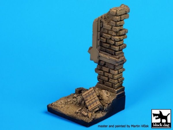 Black Dog D35040 Hause ruin wall base 1/35
