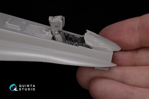 Quinta Studio QD48302 F/A-18C late 3D-Printed &amp; coloured Interior on decal paper (Hasegawa) 1/48