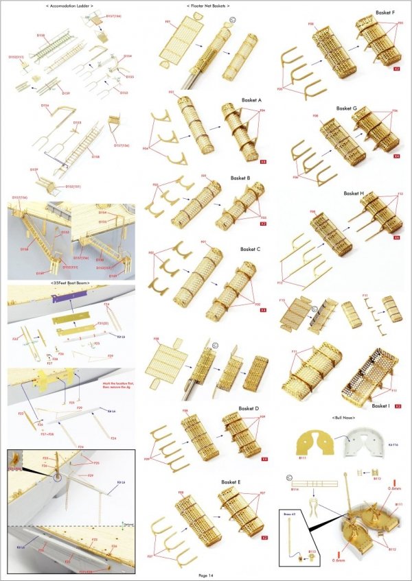 Pontos 37034FN USS BB-63 Missouri 1945 &quot;Advanced&quot; Detail Up Set for Hobbyboss Kit (Teak Tone wooden deck) 1/350