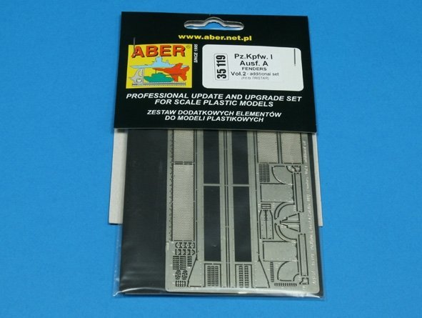 Aber 35119 Pz.Kpfw. I Ausf.A  Vol.2  zestaw dodatkowy blotniki (TRI) (1:35)