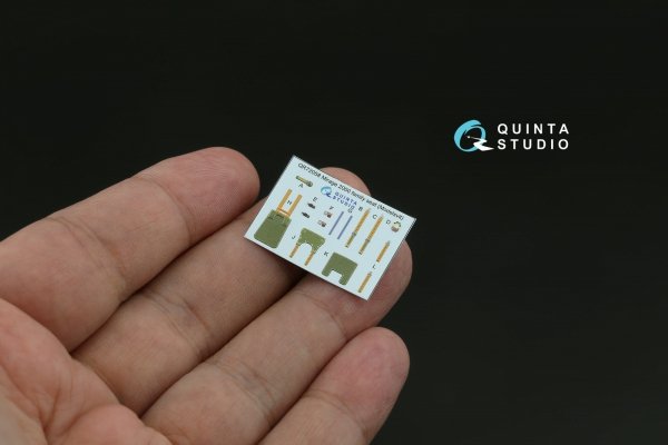 Quinta Studio QD72249 Mirage 2000C 3D-Printed &amp; coloured Interior on decal paper (Modelsvit) 1/72