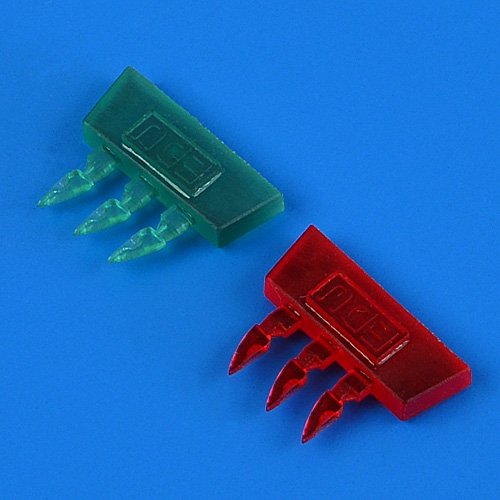 Quickboost QB49086 Bf 109K position lights (coloured) Eduard 1/48