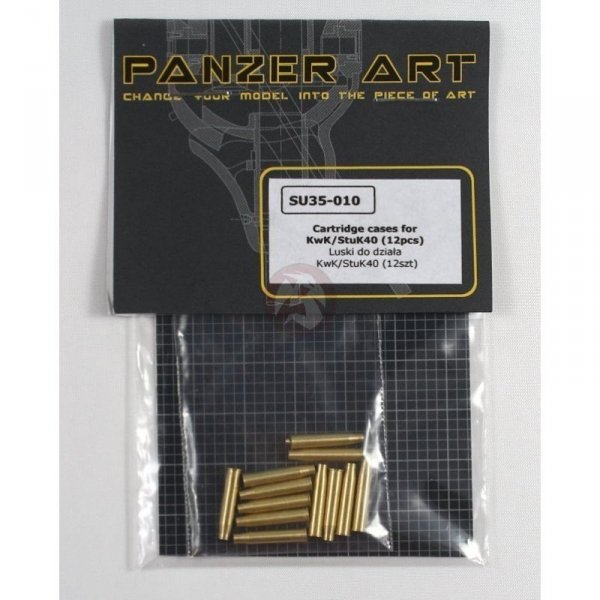 Panzer Art SU35-010 Cartridge cases for KwK40/StuK40 Gun (12pcs) 1/35