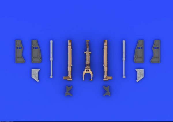 Eduard 648080 MiG-21 undercarriage legs BRONZE 1/48 (Eduard)