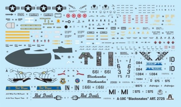 Italeri 2725 A-10C Blacksnackes (1:48)
