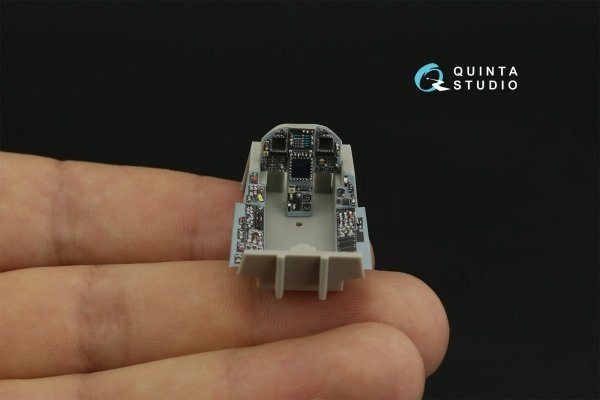 Quinta Studio QDS-48278 F/A-18А++ 3D-Printed &amp; coloured Interior on decal paper (HobbyBoss)(Small version) 1/48